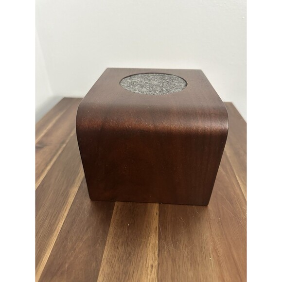 Lovesac Sactionals Drink Coaster Drink Holder Dark Walnut *Flaws - Picture 6 of 12